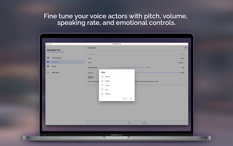 How to cancel & delete storyteller tts voice studio 1