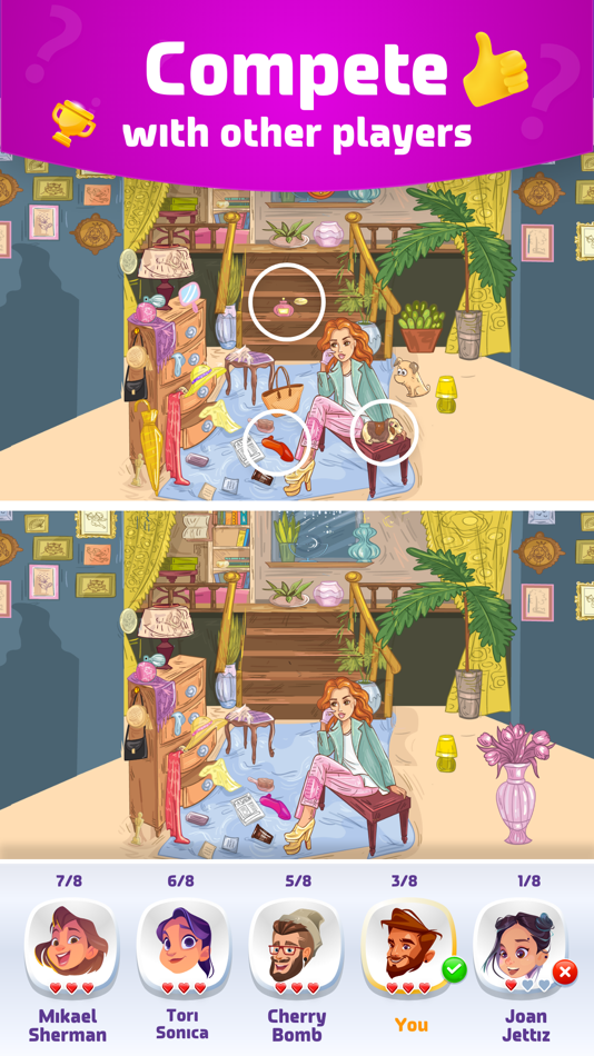 #2. Differences ~ Find them all (iOS) By: Shance Games