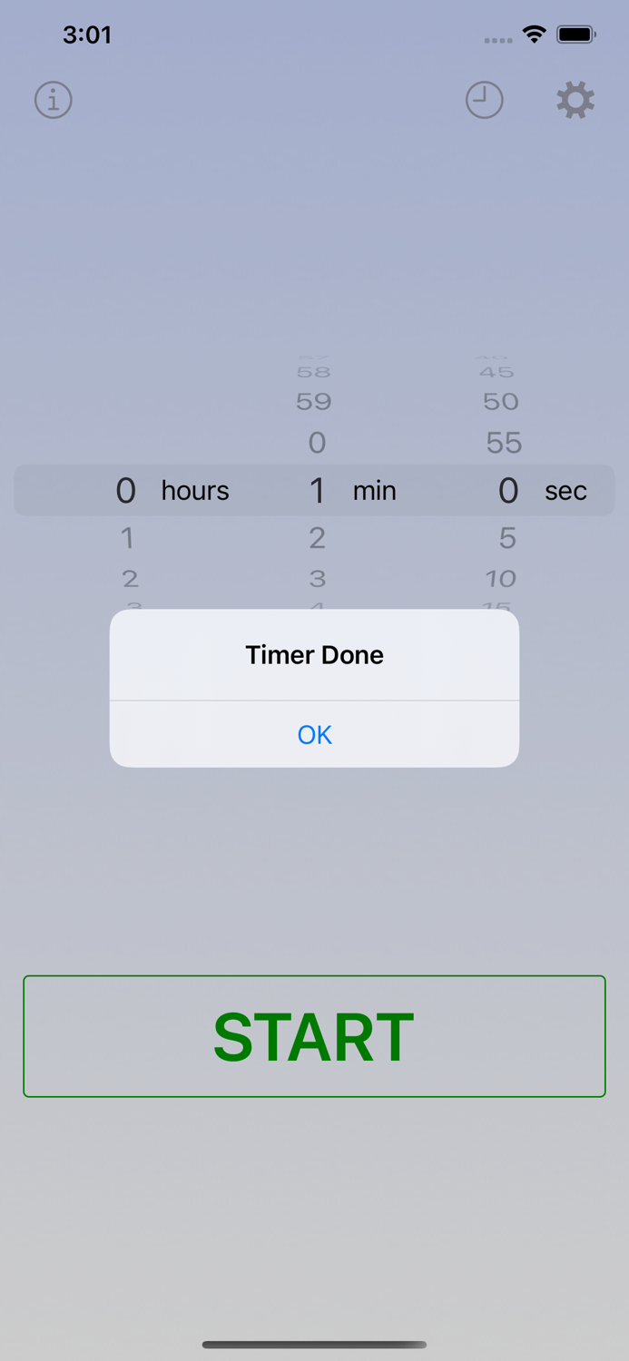 Voice Over Timer
