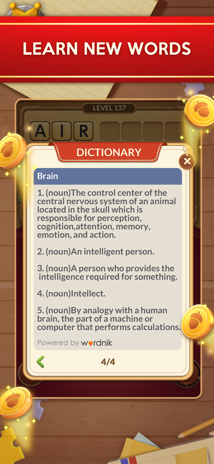 Word Card Fun Collect Game