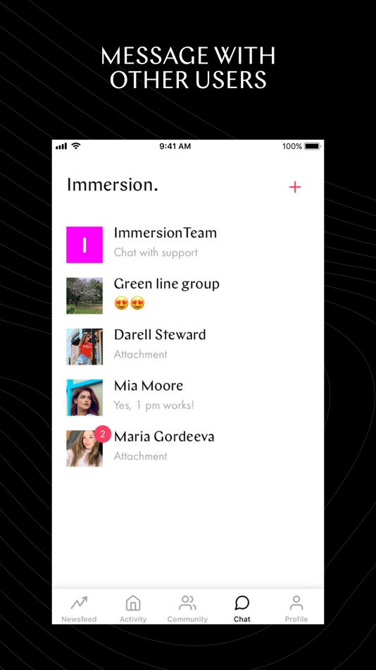 #5. Immersion Community (iOS) 由: Super Connector, Inc.