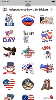 independence day usa stickers problems & solutions and troubleshooting guide - 3