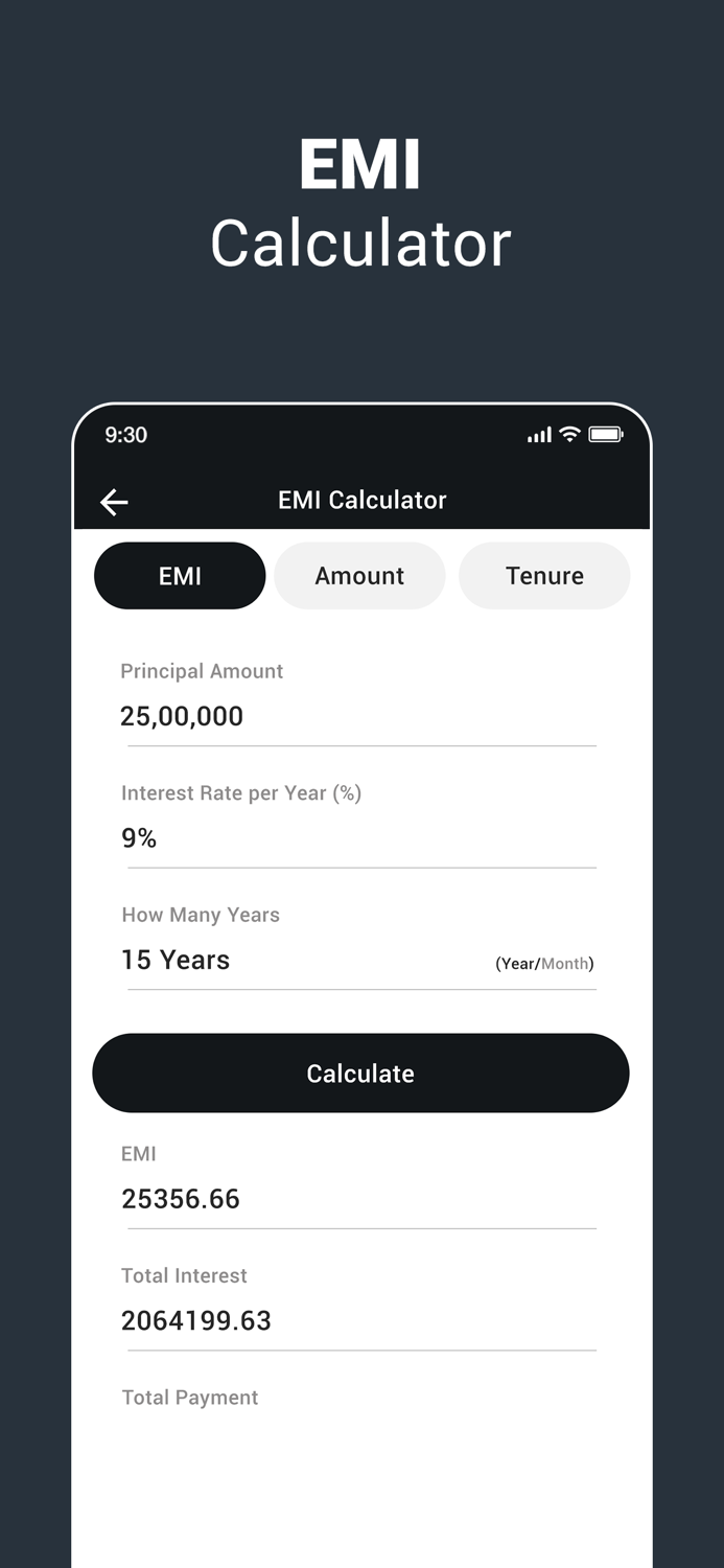 Calculate GST  EMI Calculator