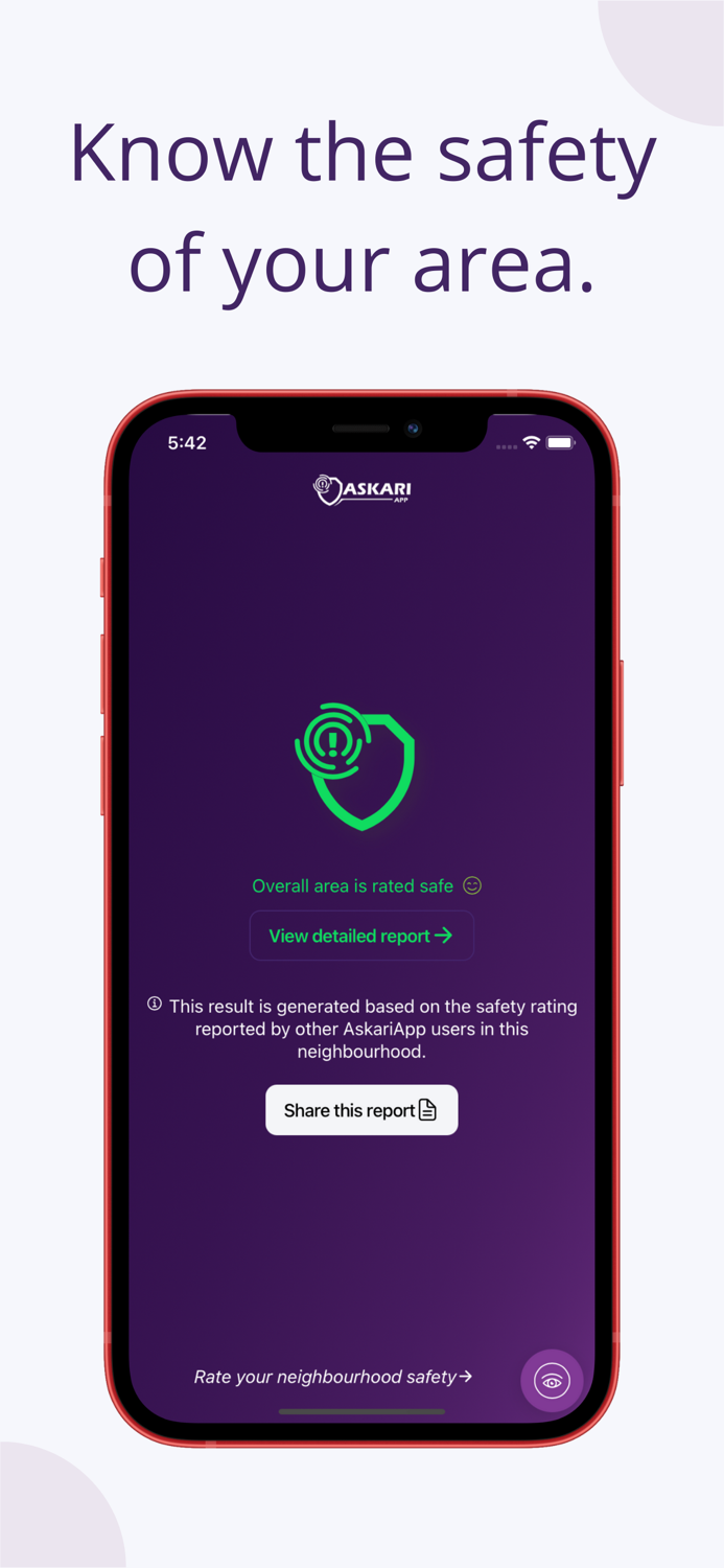 ask ARI  Area Safety Checker