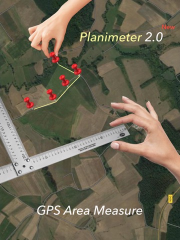 Planimeter 2 GPS area measureのおすすめ画像1
