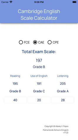 Game screenshot Cambridge English Scale Calc mod apk
