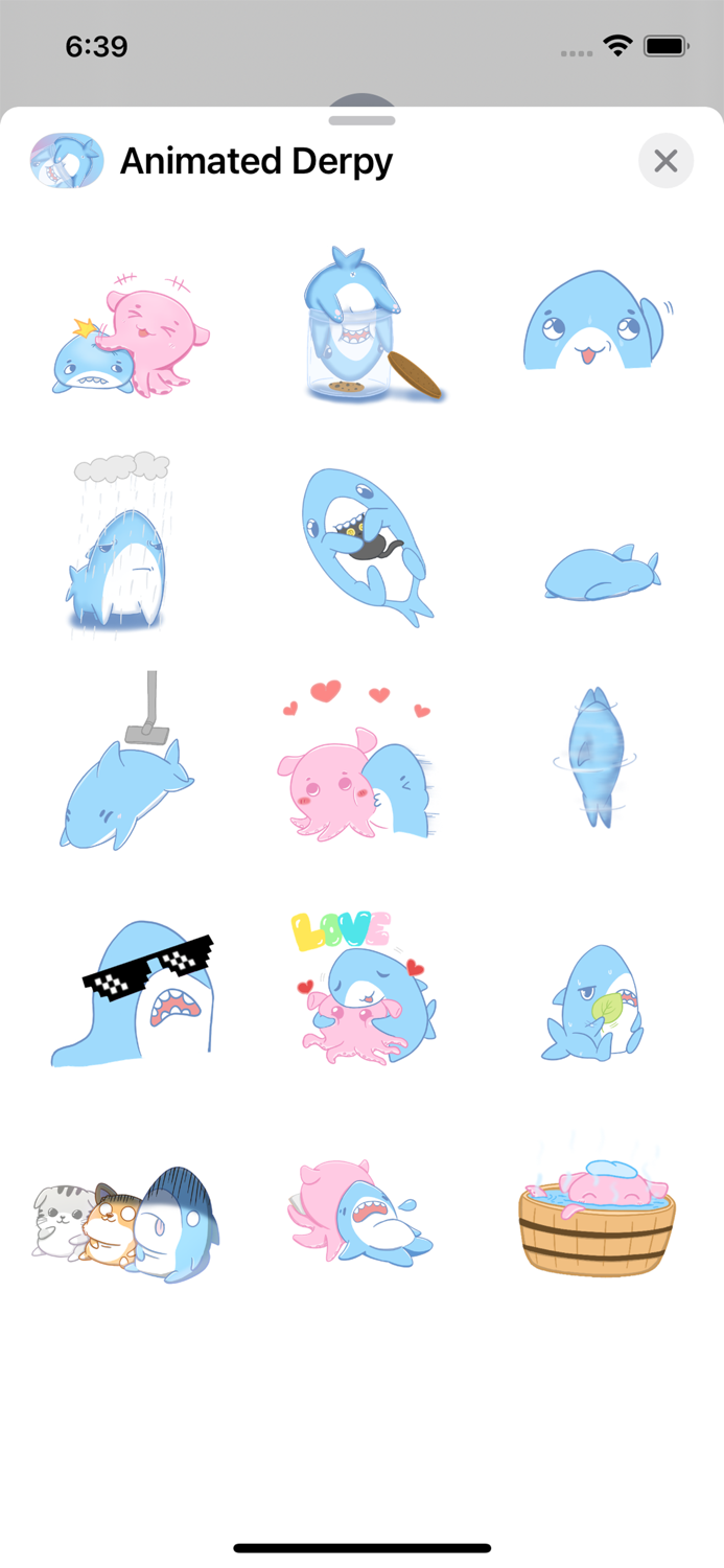 Animated Derpy the Shark Dog