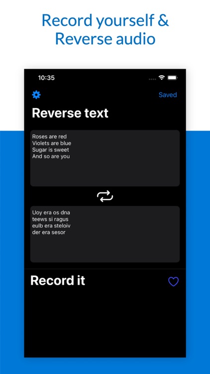 Reverse Audio Recorder