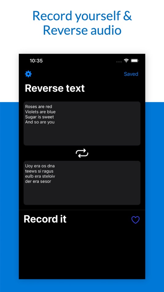 #2. Reverse Audio Recorder (iOS) 由: Applorium Ltd