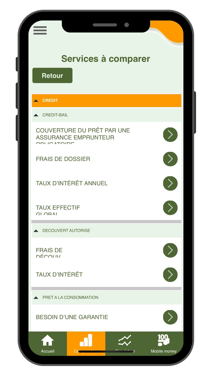 Comparateur financier