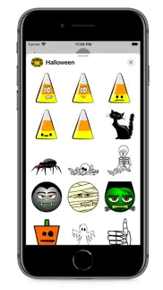 halloween silly fun stickers iphone screenshot 3