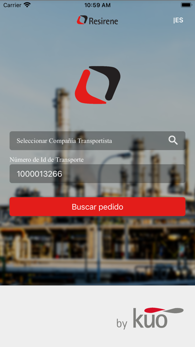 Resirene Logistics Screenshot