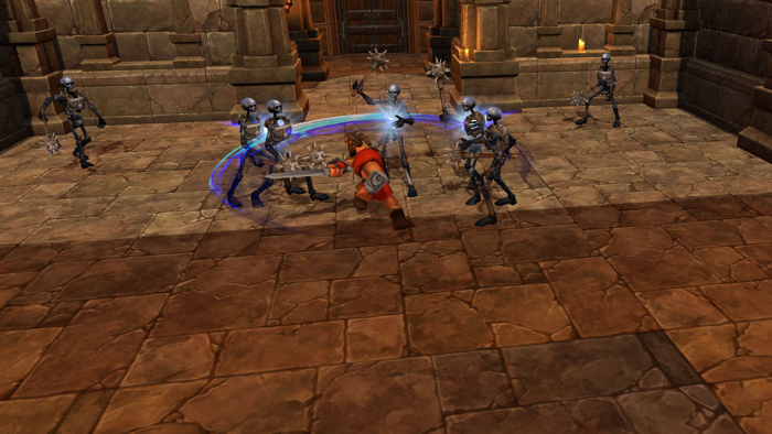 Red Warrior Dungeon Castle 3D