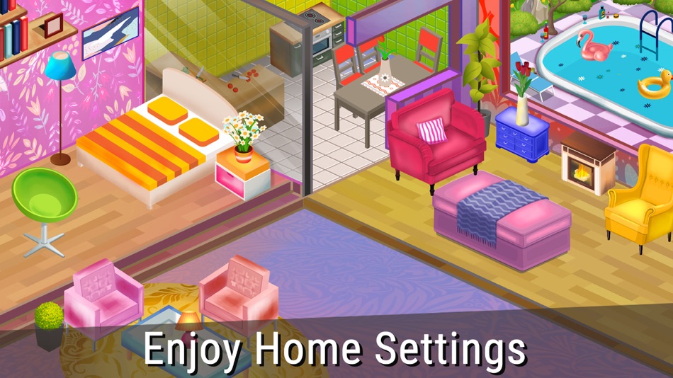 #2. Design My Home 3D House Fliper (iOS) Bởi: Vector Labs Limited