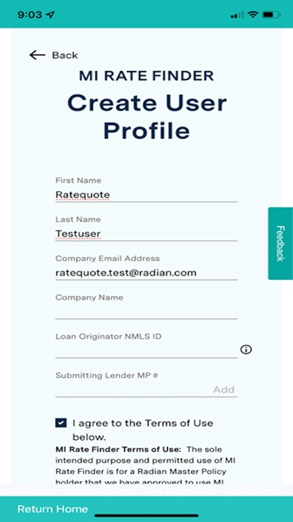 Radian Rates