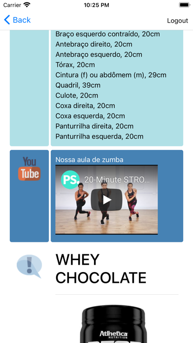 DC Fitness Screenshot