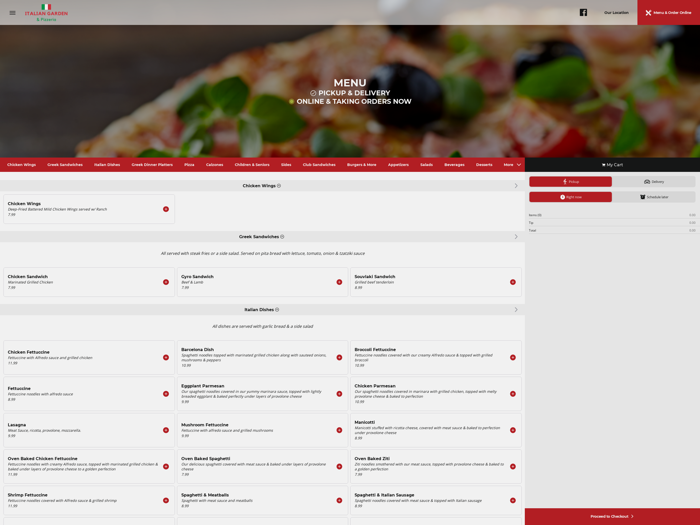 Italian Garden and Pizzeria