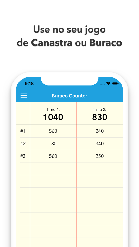 #1. Buraco Counter (iOS) 由: Rafael Valer