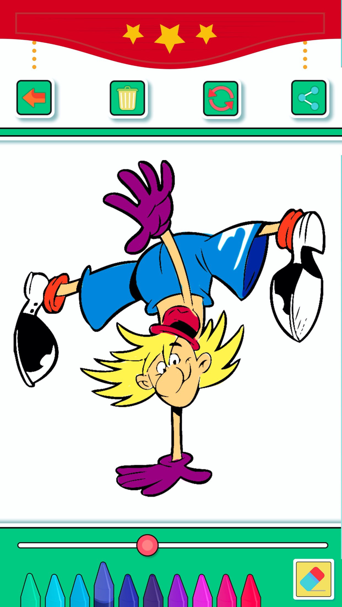 Circus and Clowns - Coloring