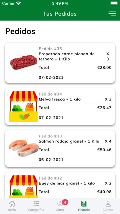 PINGFOOD Screenshot