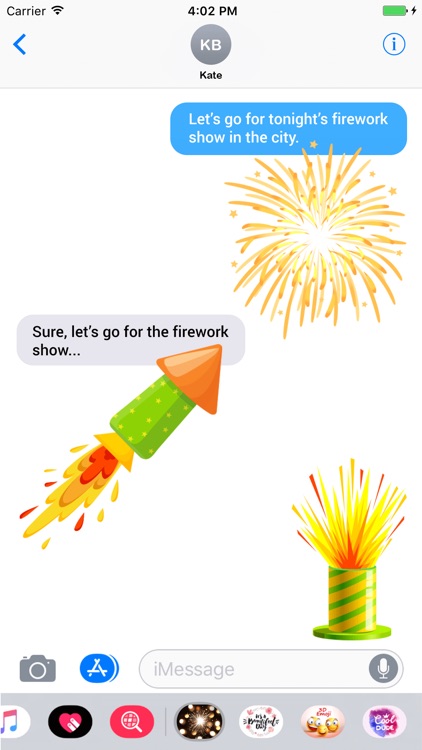 Fireworks Stickers! screenshot-3