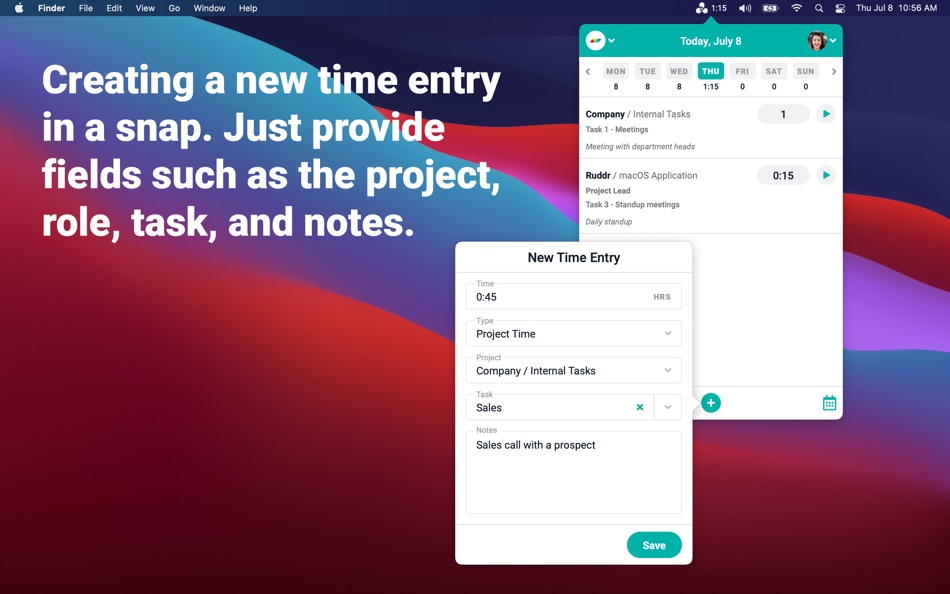 #2. Ruddr Desktop (macOS) By: Ruddr
