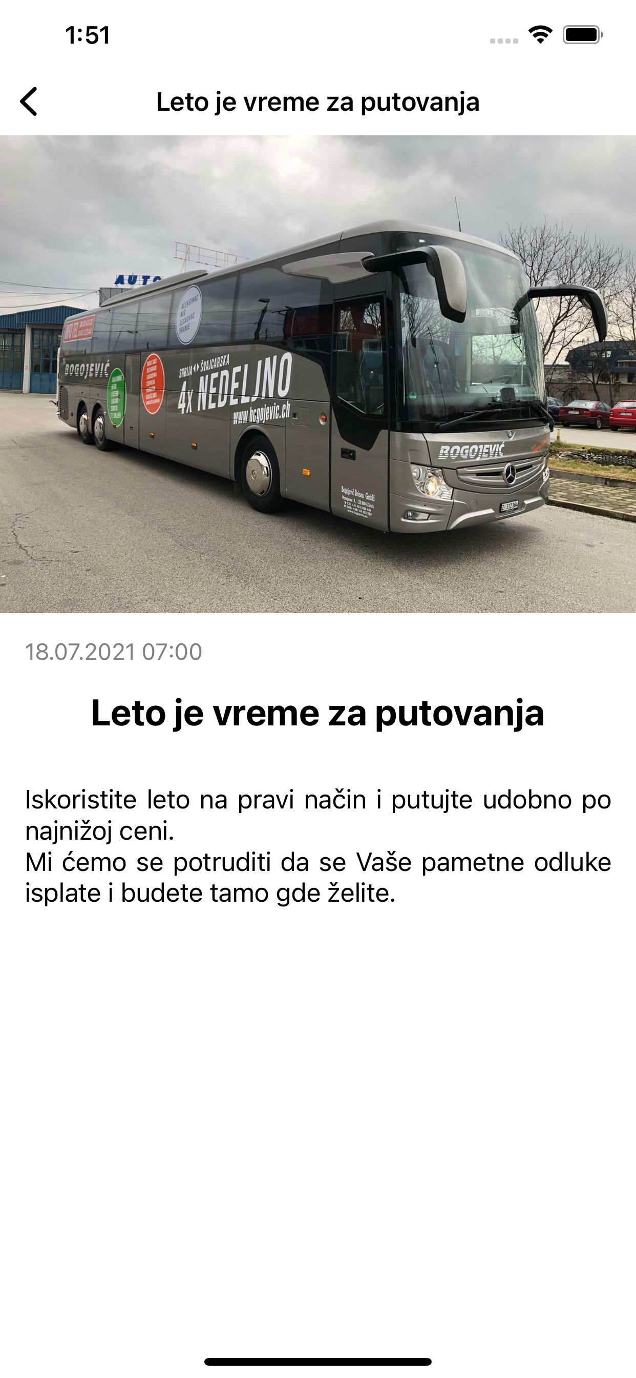 Bogojevic Reisen