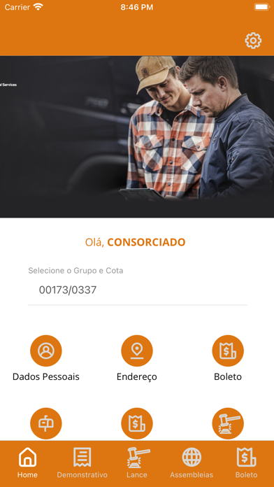 Consórcio Volvo Screenshot