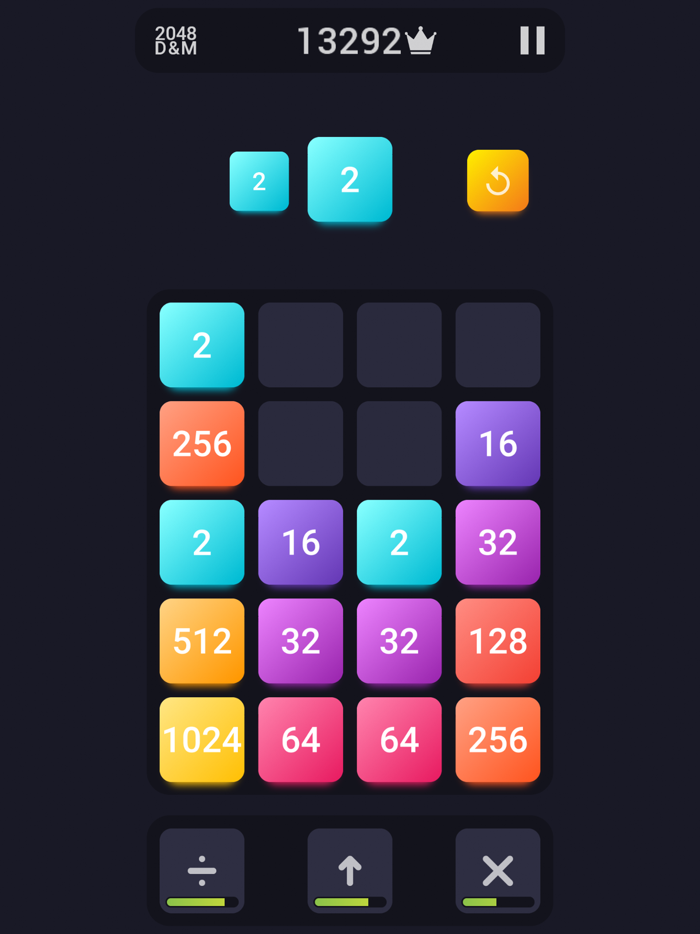 2048 Drop And Merge