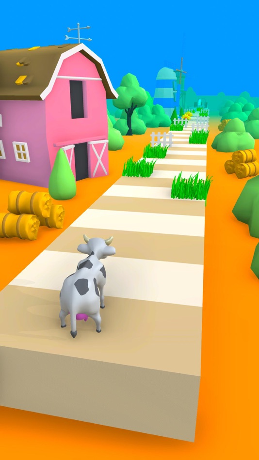 #2. Cow Runner 3D (iOS) 由: 3A YAPIM VE YAZILIM DANISMANLIK LIMITED SIRKETI