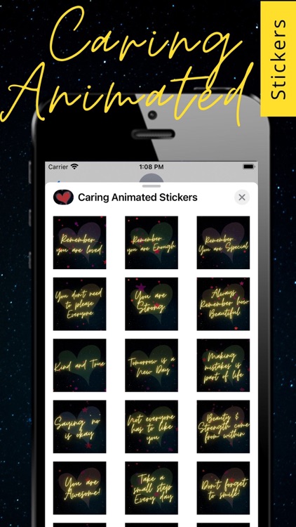 Caring Animated Stickers