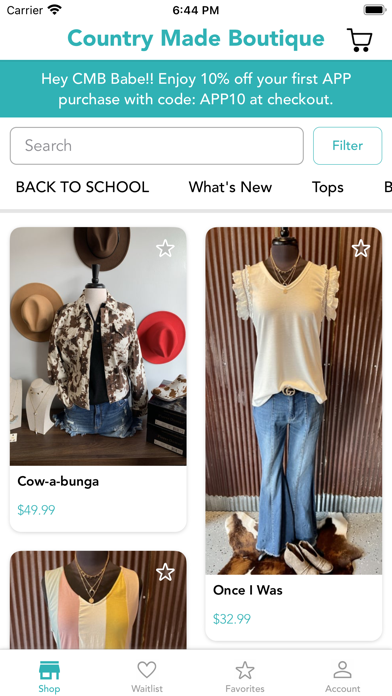 Country Made Boutique Screenshot