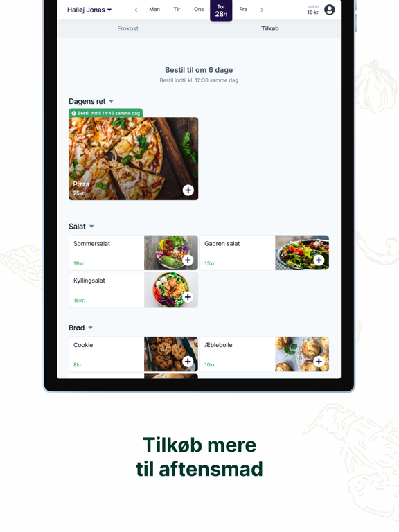 Screenshot #6 pour Aamanns Frokostordning