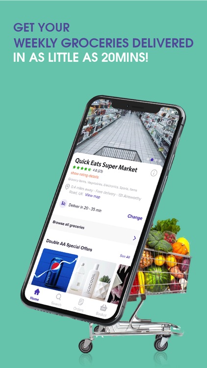 Quick Eats - Food & Groceries screenshot-3