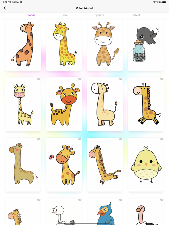 Screenshot #6 pour Animals Coloring and painting