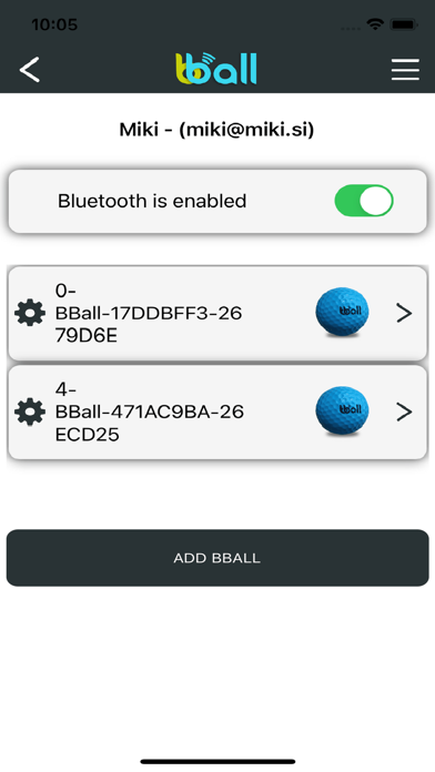 Bball - 1st smart golf ball Screenshot