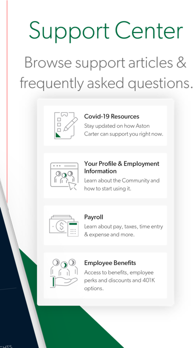 Aston Carter Career Management Screenshot