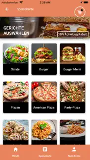 monti's pizza, pasta, burger iphone screenshot 2