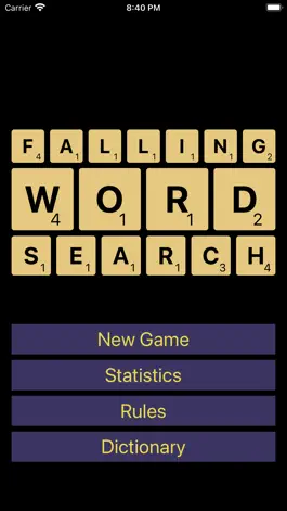 Game screenshot Falling Word Search apk