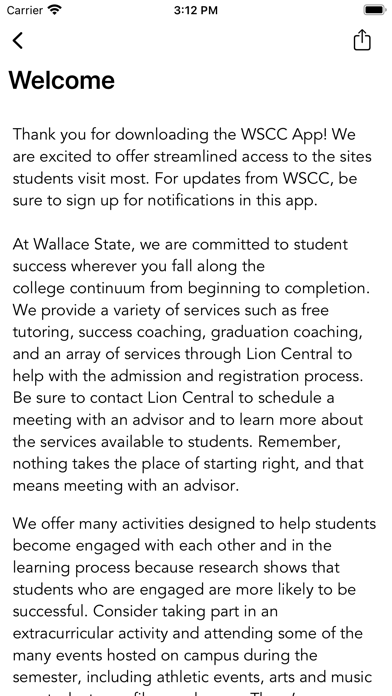 How to cancel & delete Wallace State CC from iphone & ipad 3