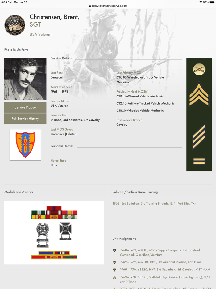 Together We Served ROH