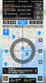 tactical gps. offline map iphone screenshot 3