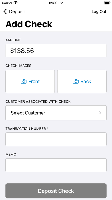 Commercial Bank Business mRDC Screenshot