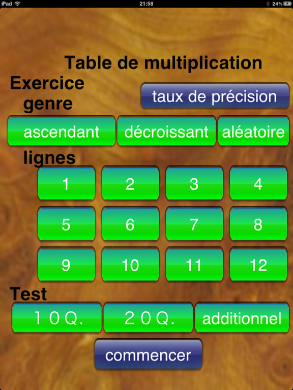 Screenshot #4 pour Table de multiplication 12×12