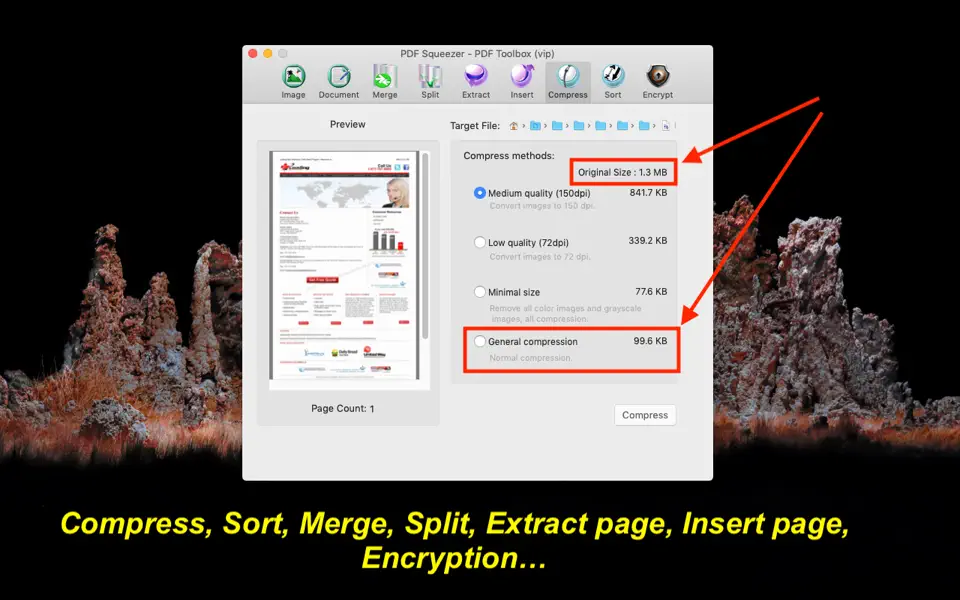 Screenshot 1 of PDF Compressor & PDF Toolbox 6.3.4