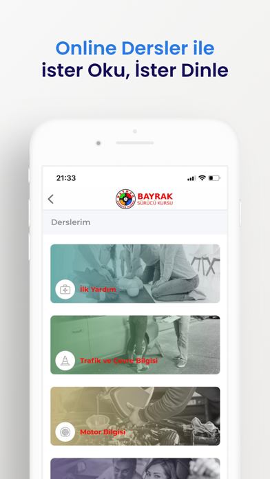 Bayrak Sürücü Kursu Screenshot