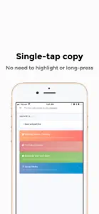 Snippeta - copy, manage, paste screenshot #2 for iPhone