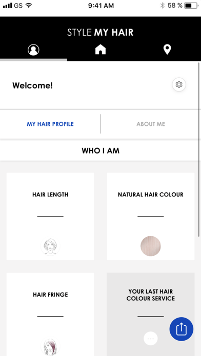 Style My Hair: try on & color Screenshot