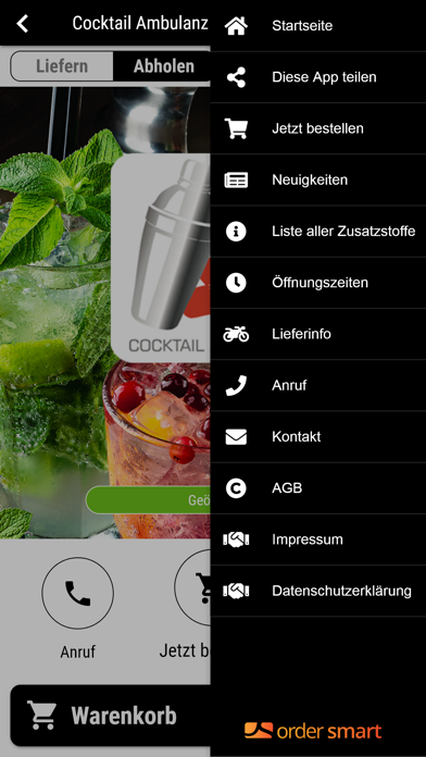 Cocktail Ambulanz Screenshot