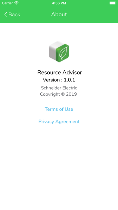 Resource Advisor Screenshot